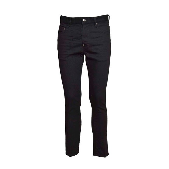 Dsquared2 Black Bull Skater Jeans In Black Denim - NWT